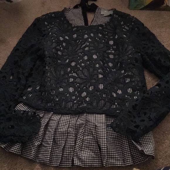 Anthropologie Tops - Anthropologie gingham top